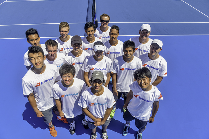 voyager tennis academy の練習風景