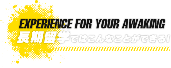 長期留学ではこんなことができる！